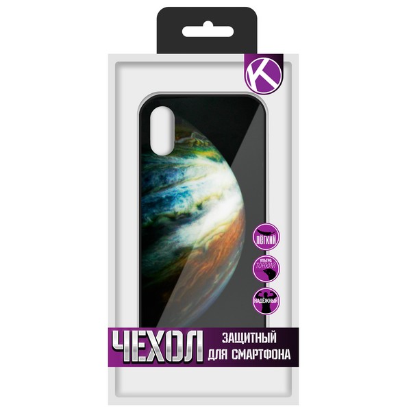 фото Чехол krutoff screen glass для iphone xs max (15476)