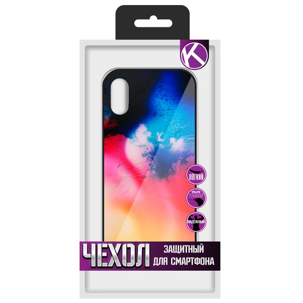 фото Чехол krutoff screen glass для iphone xs max (15477)