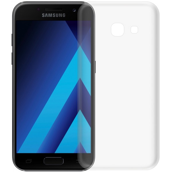 фото Чехол krutoff silicone для samsung galaxy a3 2017 transparent