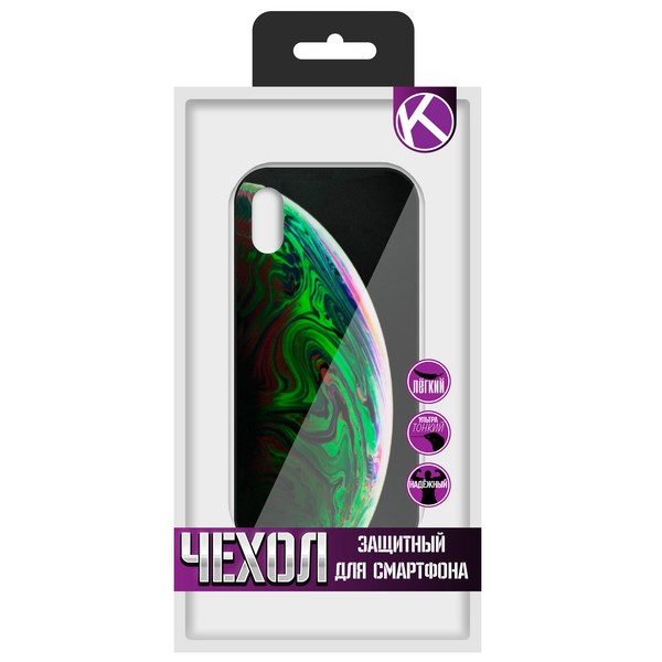 фото Чехол krutoff screen glass для iphone xs (15474)