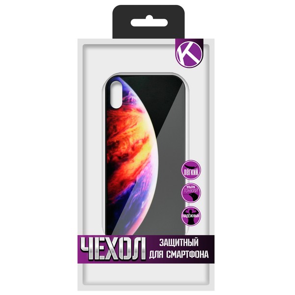 фото Чехол krutoff screen glass для iphone xs (15479)