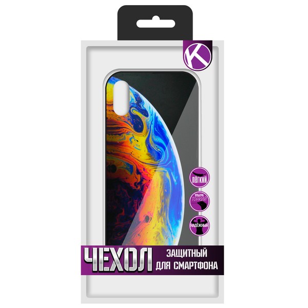 фото Чехол krutoff screen glass для iphone xs max (15472)