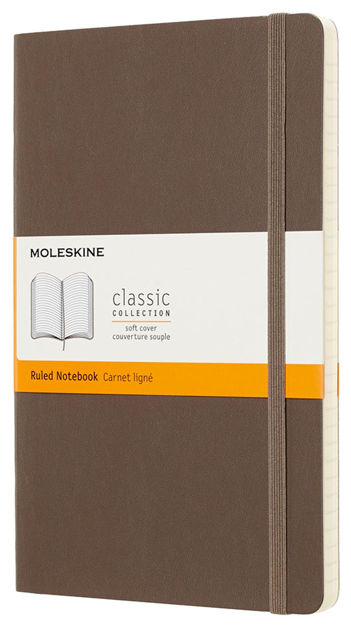 

Блокнот Moleskine Classic Soft Large QP616P14 (Brown), Classic Soft Large QP616P14