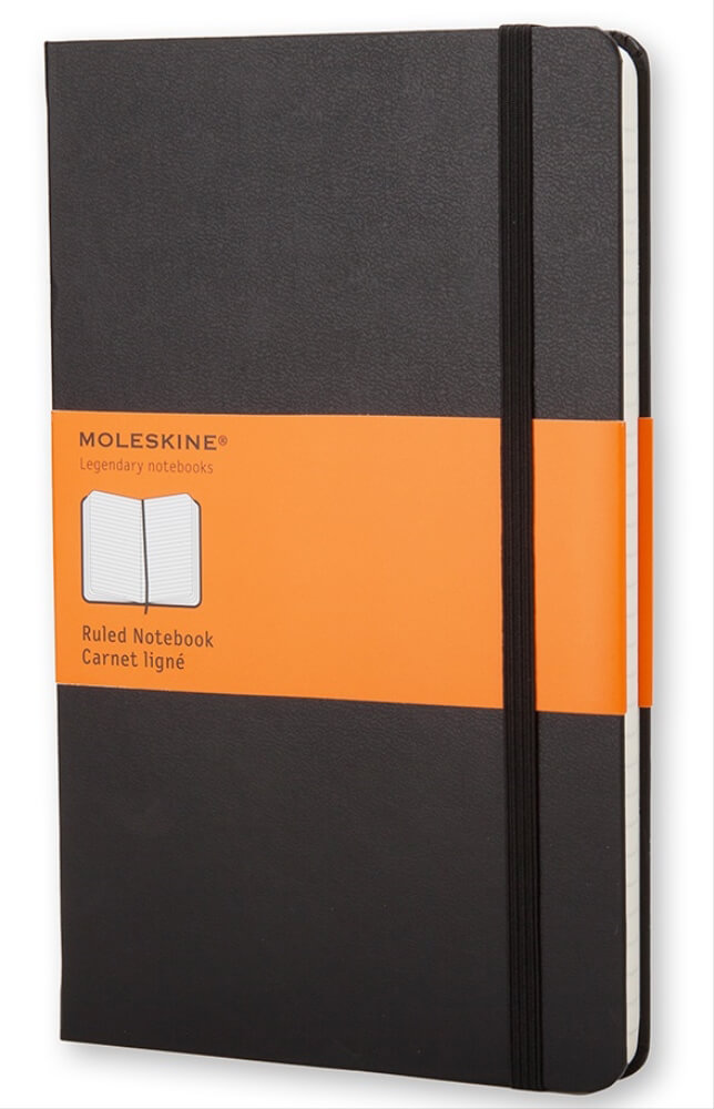 

Блокнот Moleskine в линейку Classic Large QP060 Black, Classic Large