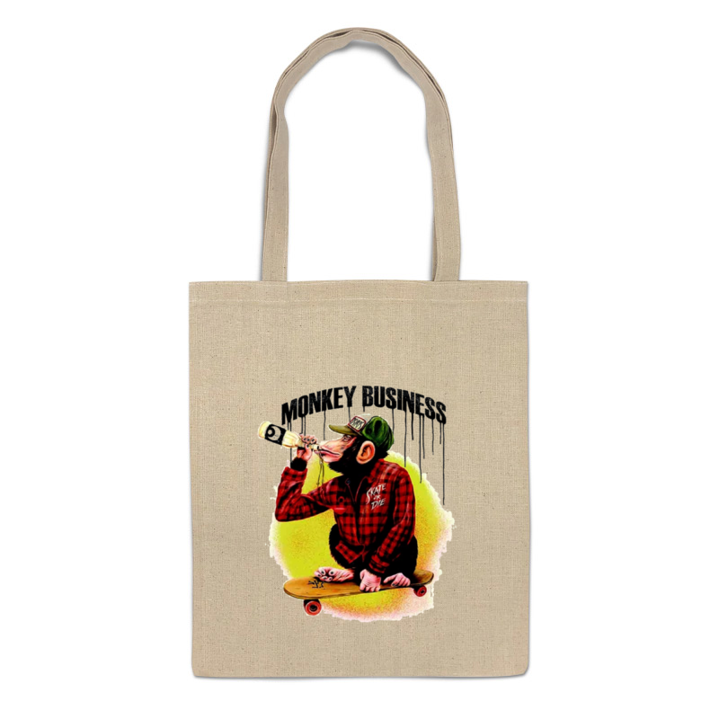 фото Сумка-шоппер printio monkey (обезьяна)