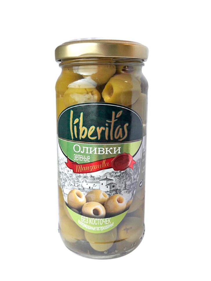

Оливки Liberitas зеленые без косточки 240 г