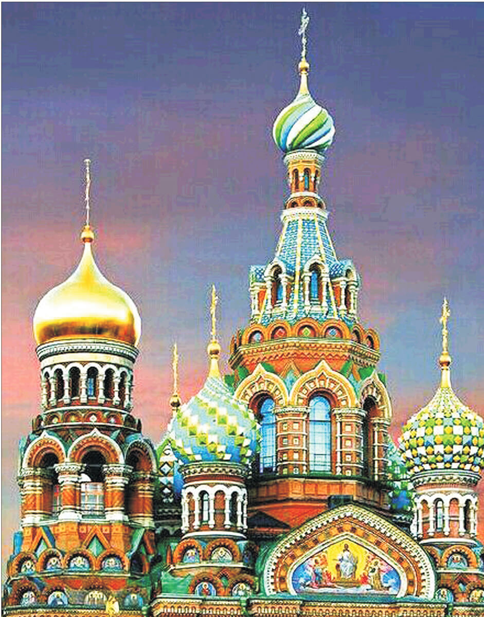 

Алмазная мозаика Цветной Храм Спаса на крови