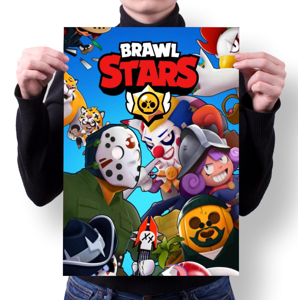 

Плакат GOODbrelok BRAWL STARS 8 - А4, BRAWL STARS 8