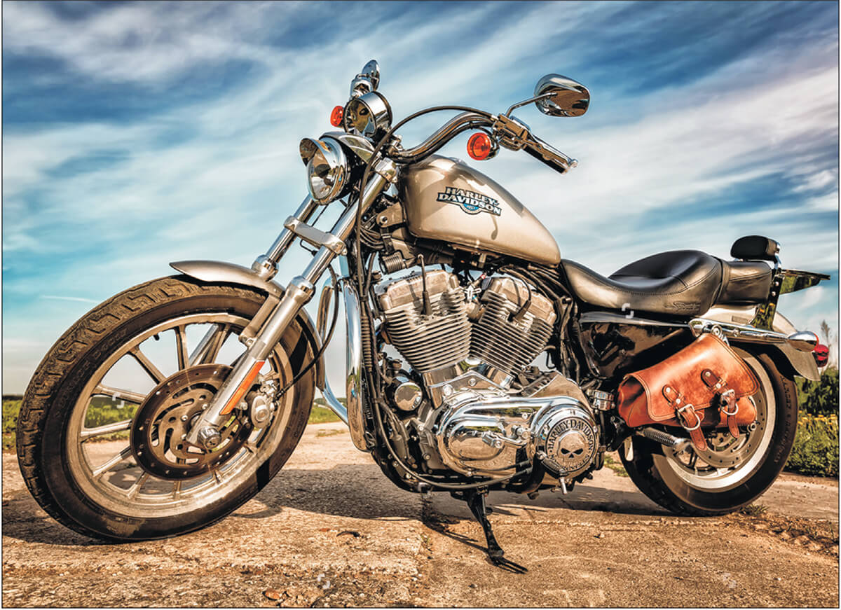 

Алмазная мозаика Цветной Harley-Davidson Sportster