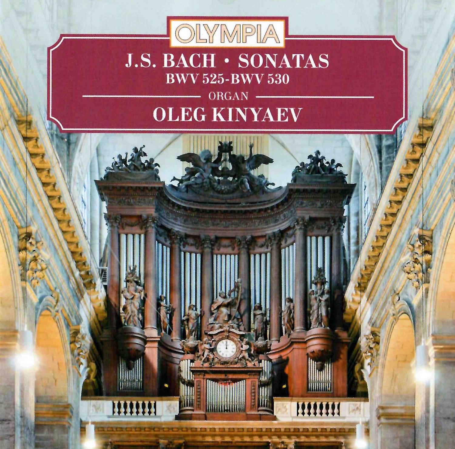 фото Олег киняев - и.с. бах: сонаты для органа, bwv 525-530 международная книга - музыка