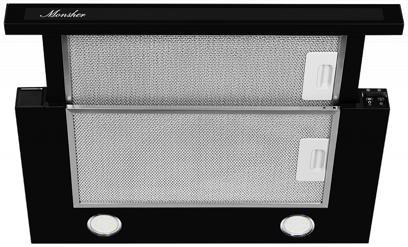 

Вытяжка встраиваемая Monsher TELE II 50 1М Black, TELE II 50