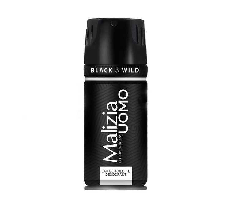 Дезодорант MALIZIA  Uomo Blek&Wild 150мл/127771