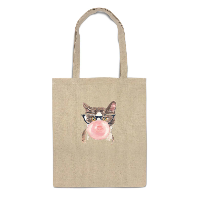 фото Сумка-шоппер printio забавная кошка