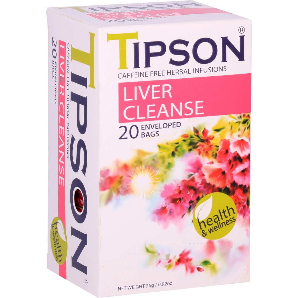 Чай Tipson Liver clinser, травяной, 20 пакетиков