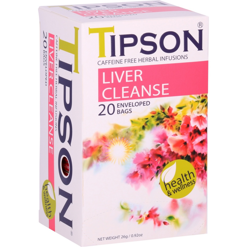 фото Чай tipson liver clinser, травяной, 20 пакетиков