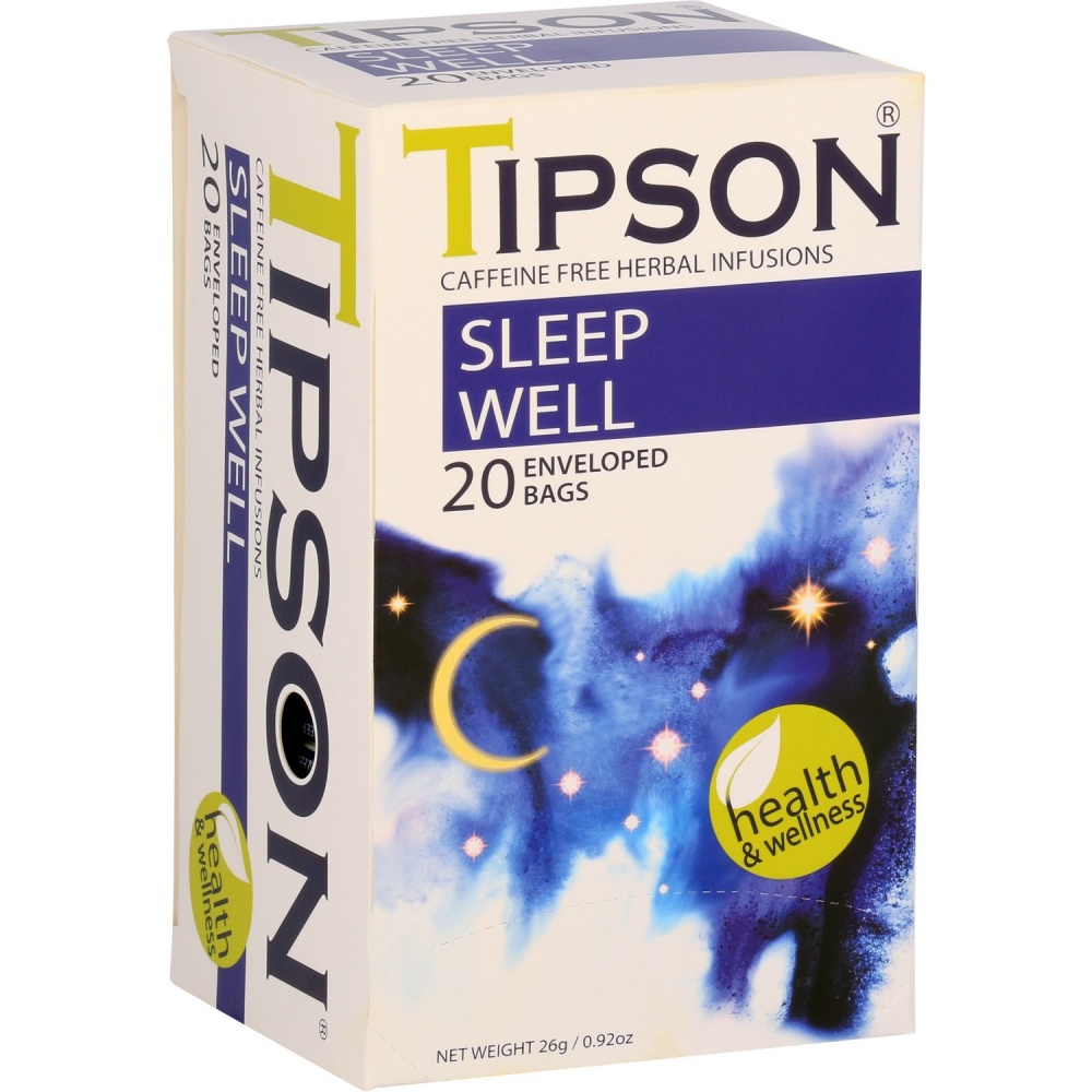 Чай Tipson Sleep well, травяной, 20 пакетиков