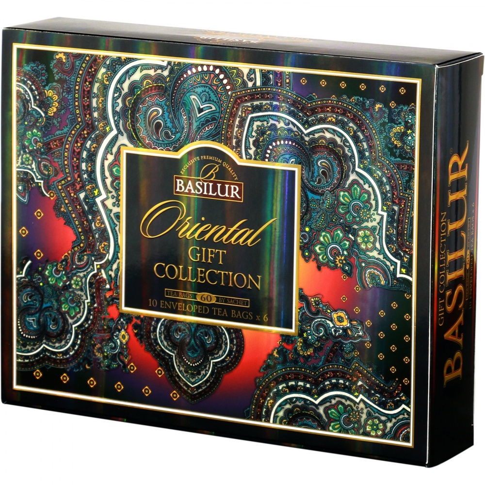 Чай Basilur Oriental Gift Collection, ассорти, 60 пакетиков