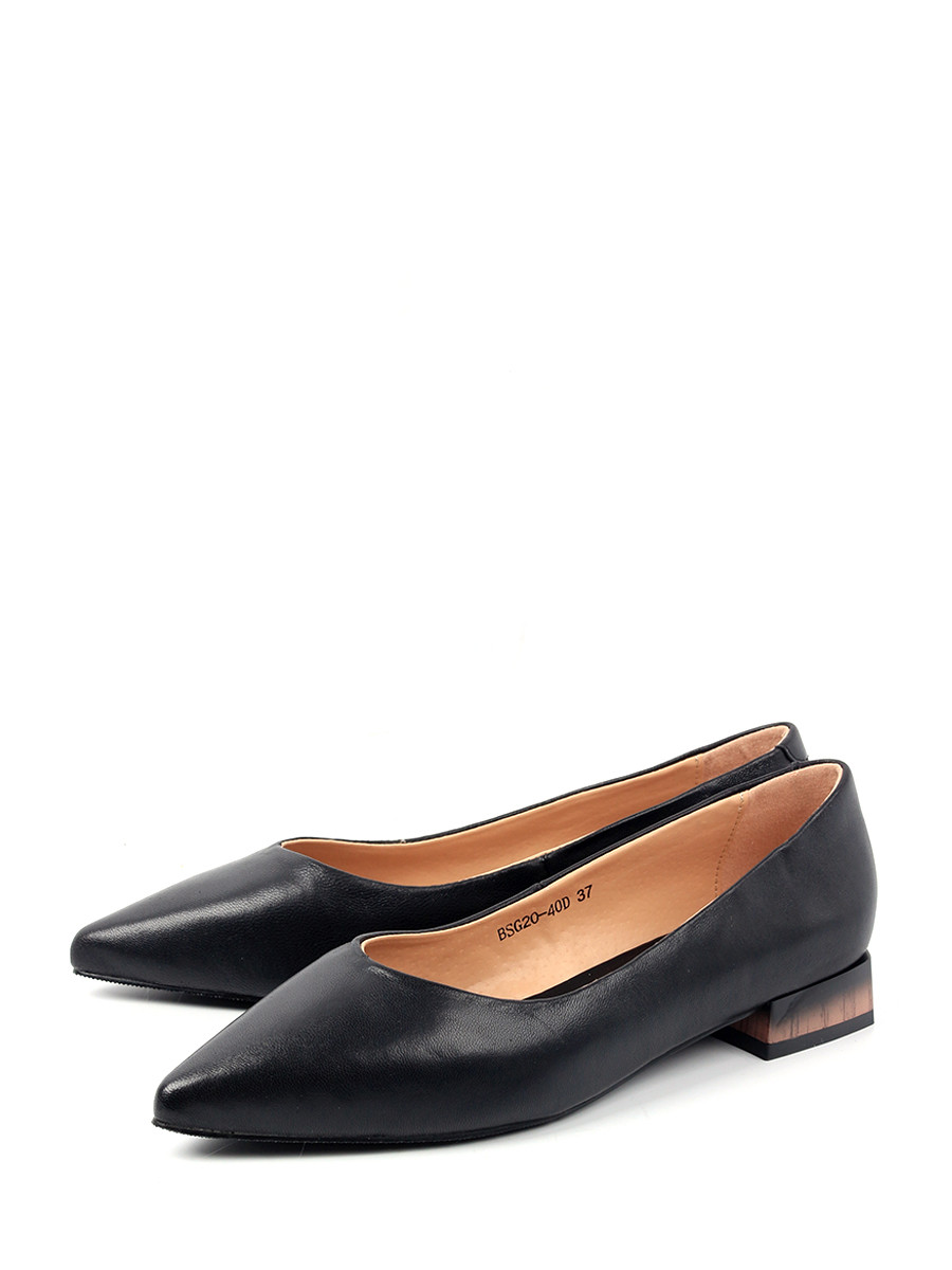 

Туфли женские BERTEN BSG20-40D черные 36 RU, Черный, BSG20-40D