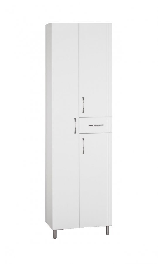 Шкаф-пенал Style Line Эко Стандарт 54 напольный, с корзиной, белый пенал мягкий 2 отделения 80 х 210 х 40 мм объемный