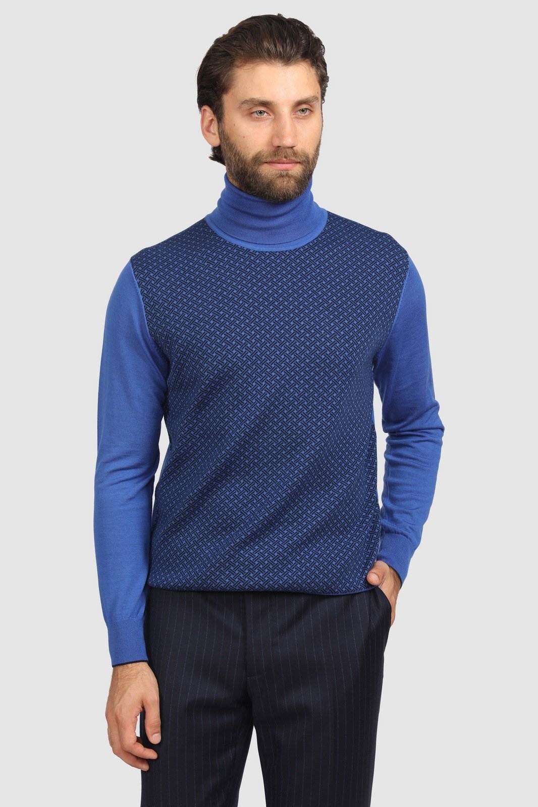 

Водолазка мужская Kanzler 19W-TBL10-T/90 синяя XS, 19W-TBL10-T/90