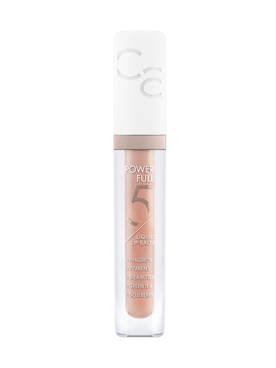 

Бальзам для губ CATRICE Powerfull 5 Liquid Lip Balm, 4,5 мл - 020 Pearly Peach