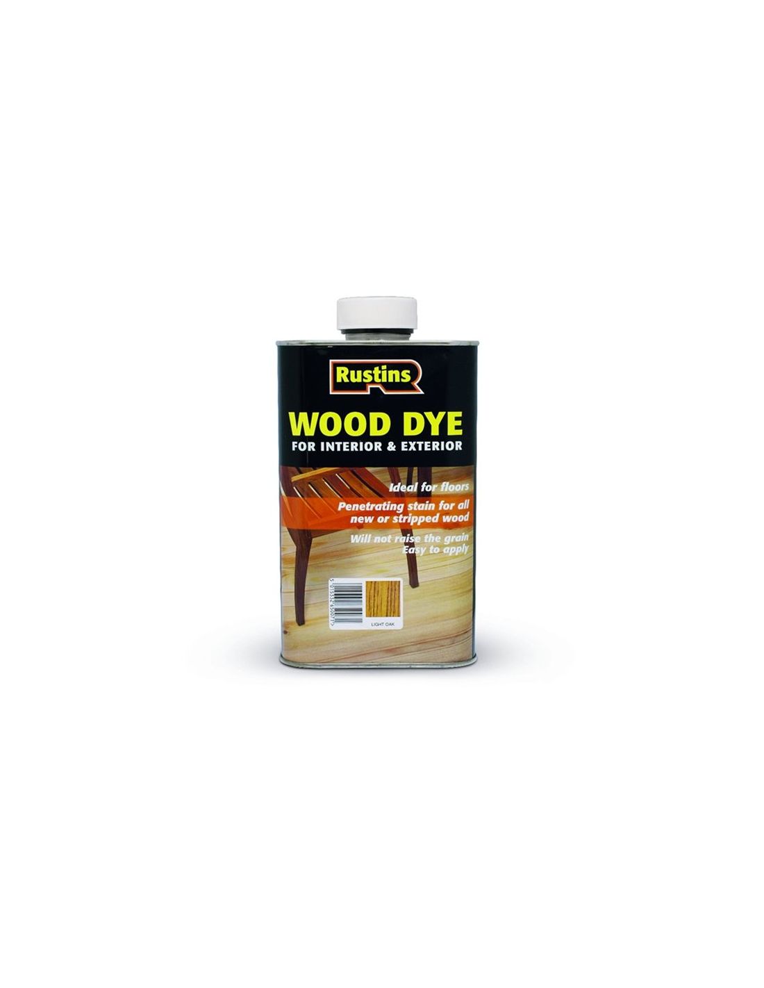 фото Морилка для дерева rustins wood dye medium oak, цвет: средний дуб, 1 л.