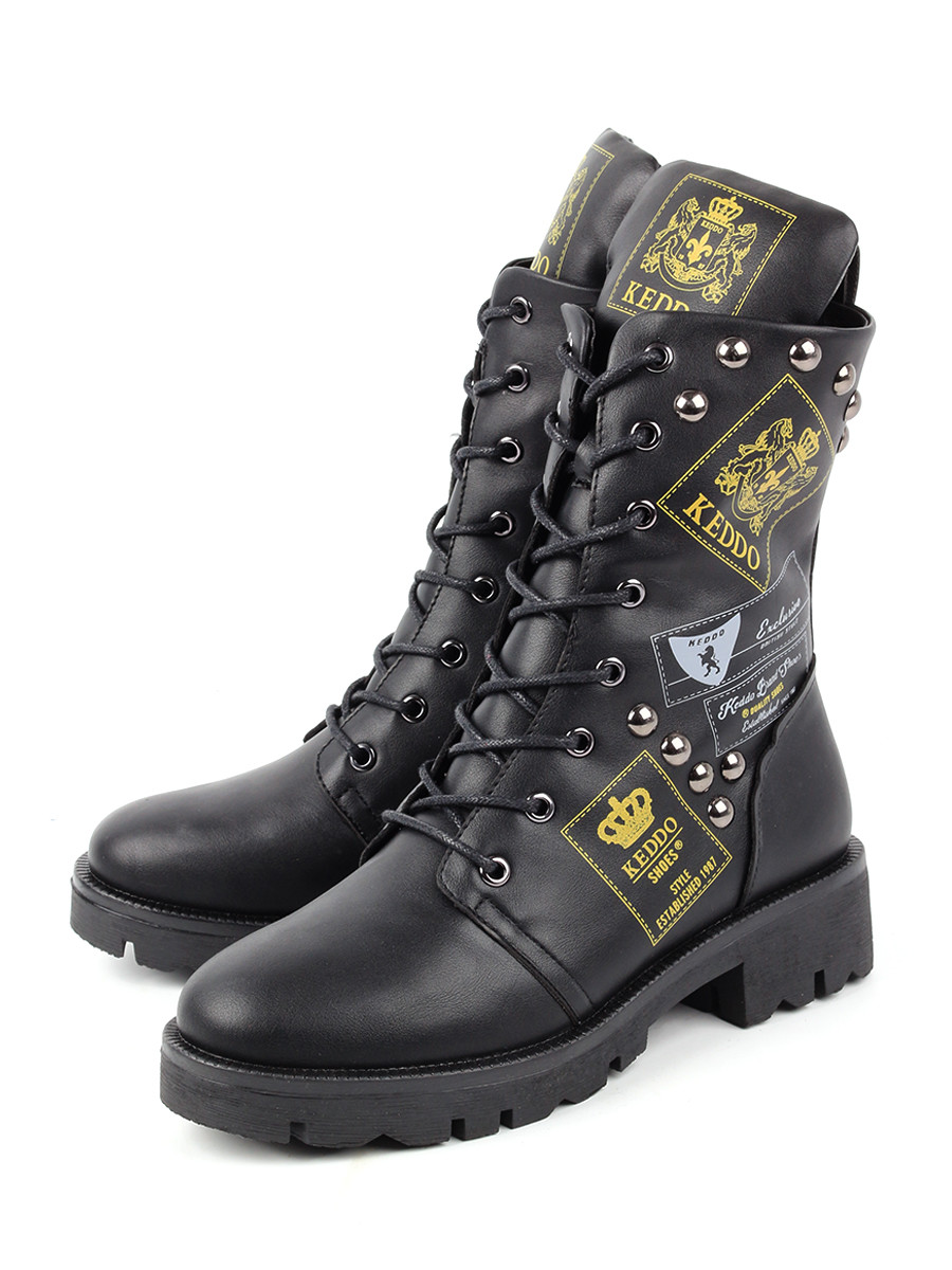 Ботинки женские Keddo 808259-03-01 черные 39 RU