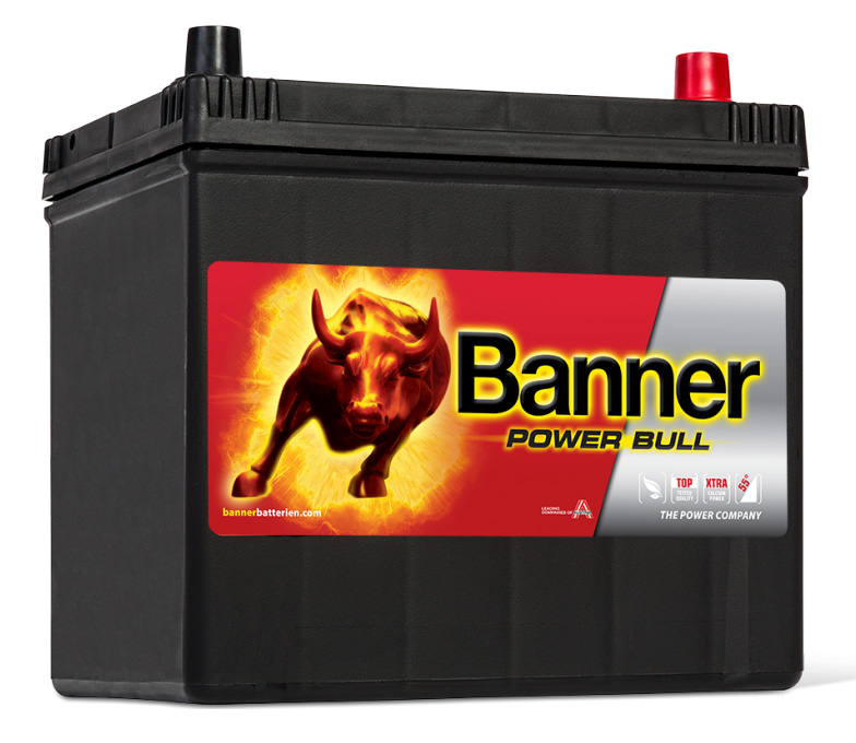 фото Аккумулятор banner power bull 60а/ч обратная полярность, низкий