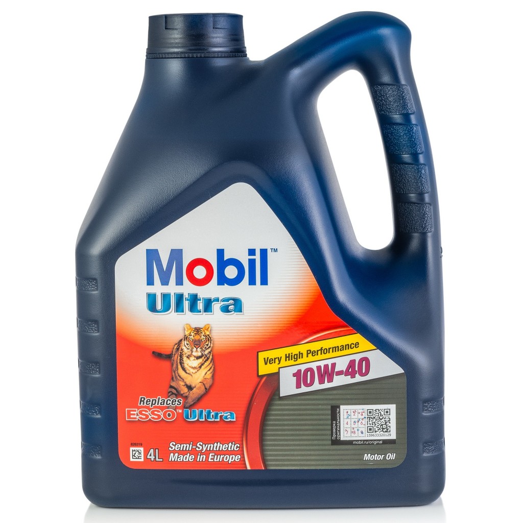 Моторное масло Mobil Ultra 10W40 4 л