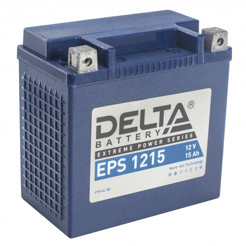 

Аккумулятор Delta EPS 1215 12В 15Ач 220CCA 149x87x144 мм Обратная (-+)