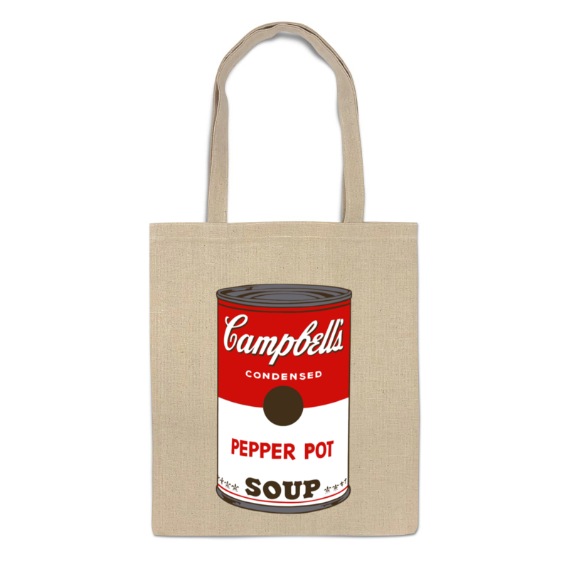 фото Сумка-шоппер printio campbell's soup (энди уорхол) 727331