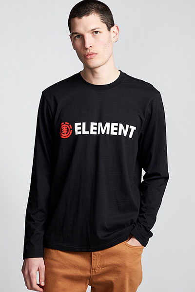 фото Лонгслив element blazin, flint black, s