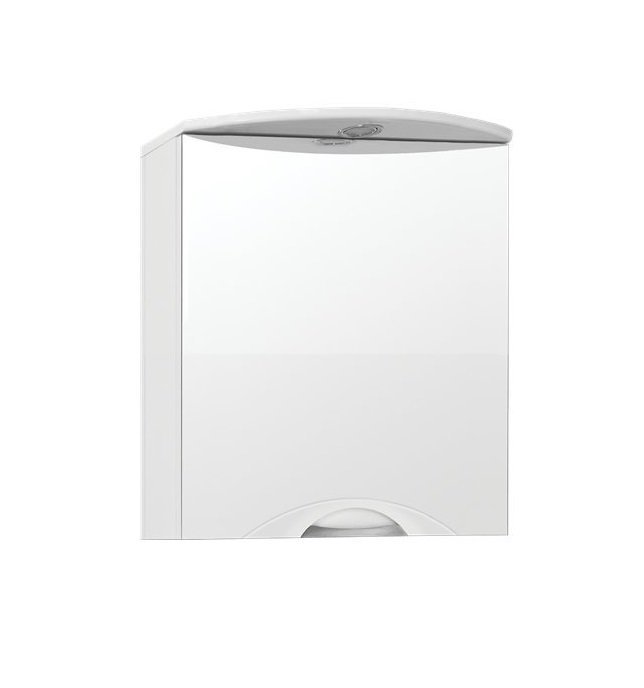 Зеркальный шкаф Style Line Жасмин-2 60/С Люкс белый распашной шкаф дуэт дуб вотан белый гладкий со штангой
