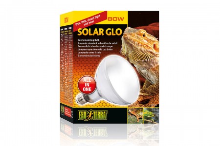фото Лампа накаливания для террариума exo terra solar glo 80 вт