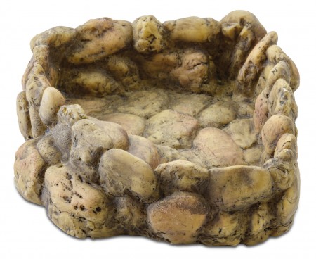 Поилка угловая для рептилий Exo Terra, пластик, Corner Water Dish Large  6x19x21 см