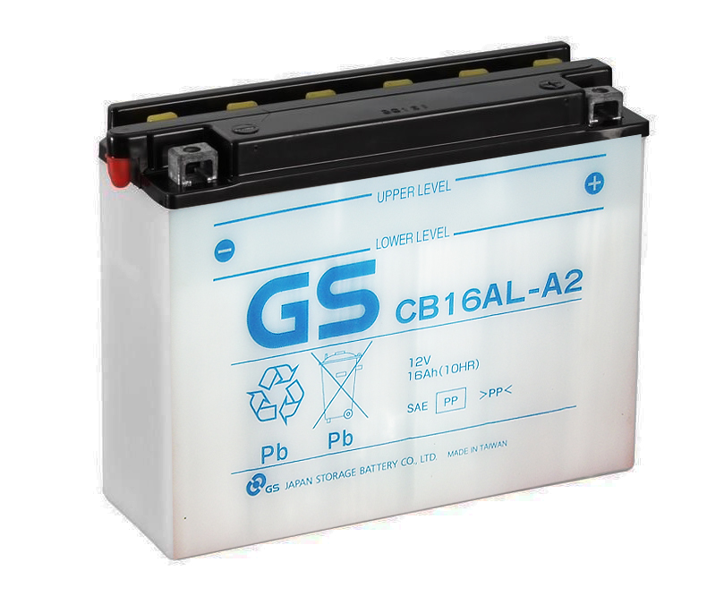

Аккумулятор GS Yuasa CB16AL-A2 12В 16Ач 200CCA 207x72x164 мм Обратная (-+)