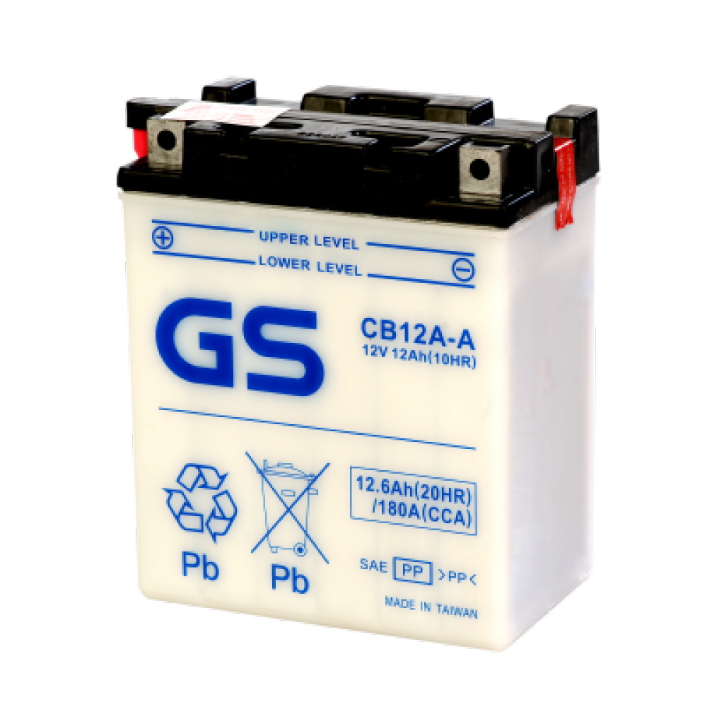 

Аккумулятор GS Yuasa CB12A-A 12В 12Ач 180CCA 136x81x162 мм Прямая (+-)