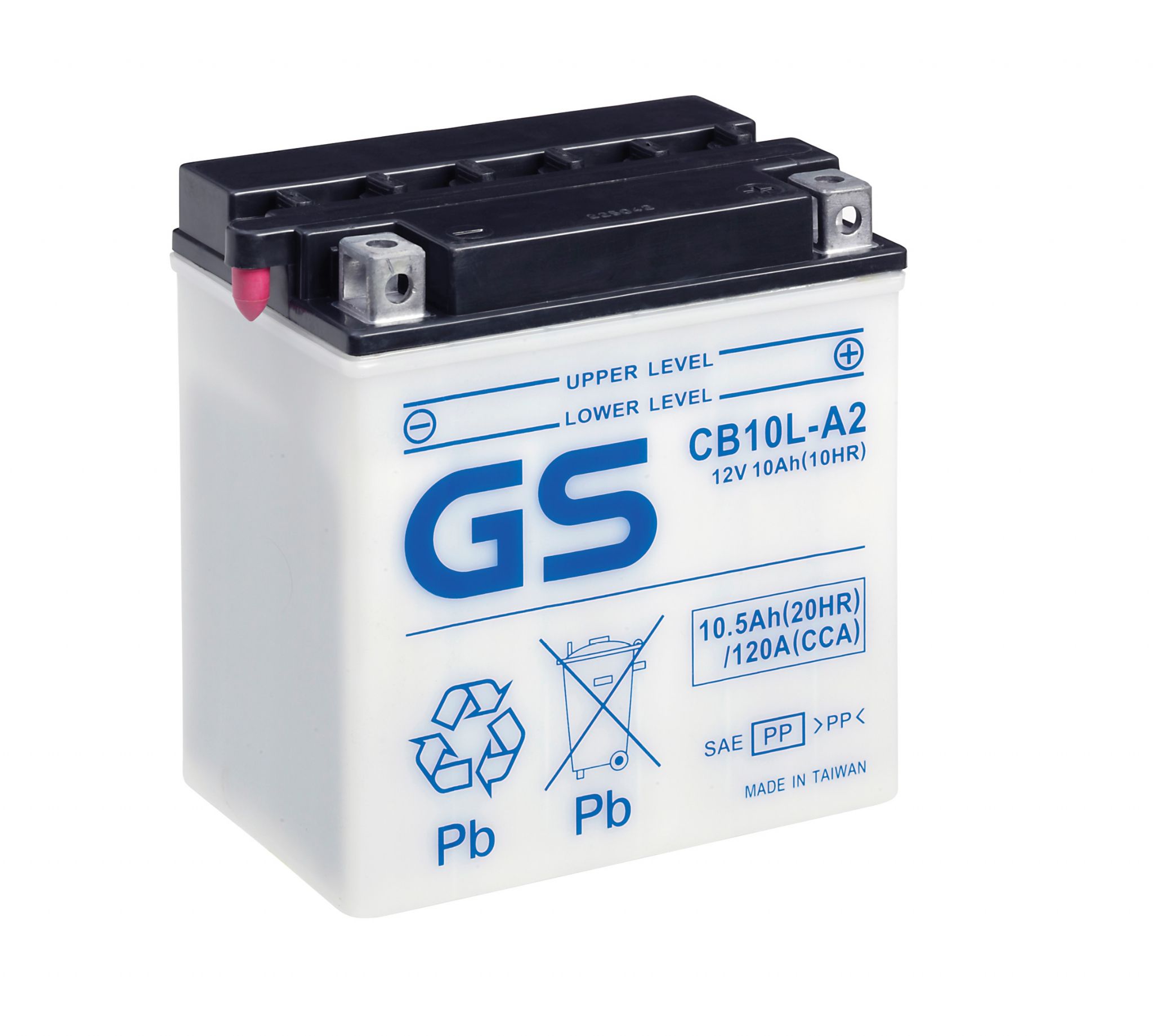 

Аккумулятор GS Yuasa CB10L-A2 12В 10Ач 120CCA 136x91x147 мм Обратная (-+)