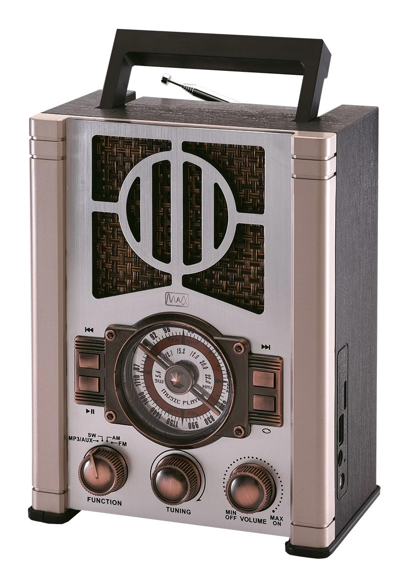 

Радиоприемник MAX MR-352 Grey, Серый, MR-352