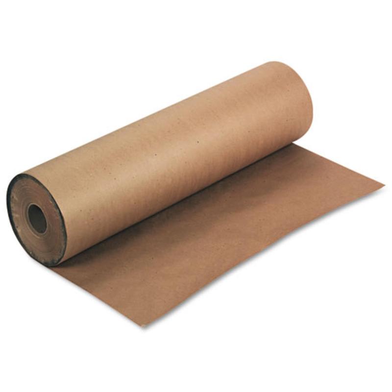 Упаковочная бумага Комус 662519 крафтовая матовая коричневая 30м
