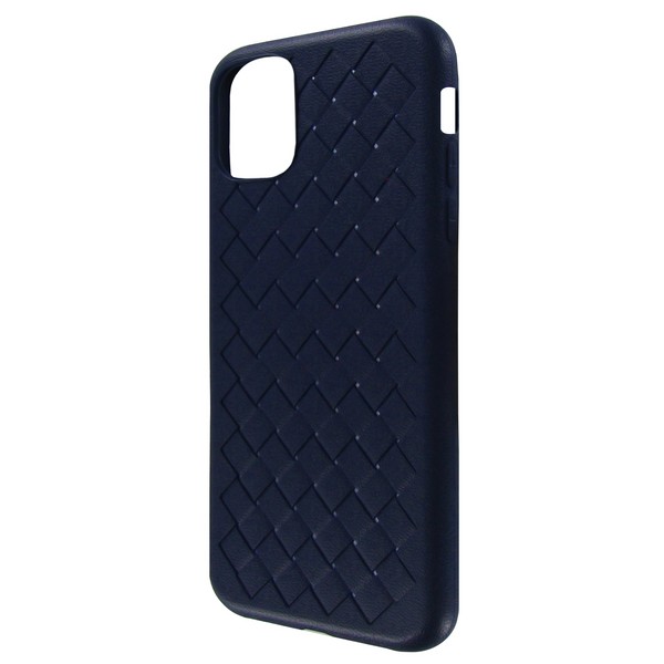 фото Чехол krutoff silicone braided для iphone 11 pro blue