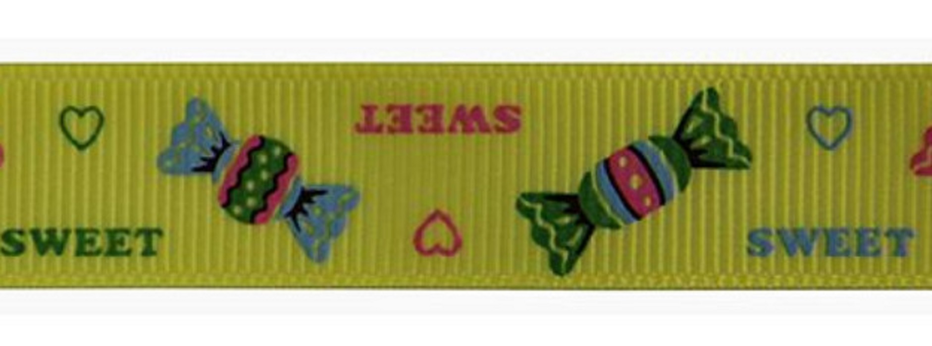 фото Лента репсовая "конфетки", 16 мм x 22,5 м, цвет: a5-052 желтый китай