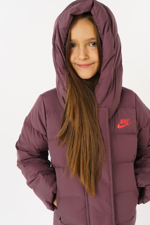 

Куртка Nike для девочек, цв. фиолетовый, р-р 147, 816376-533