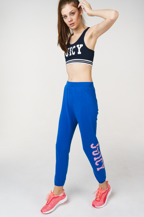 фото Спортивные брюки женские juicy couture jwtkb111038/422 синие m