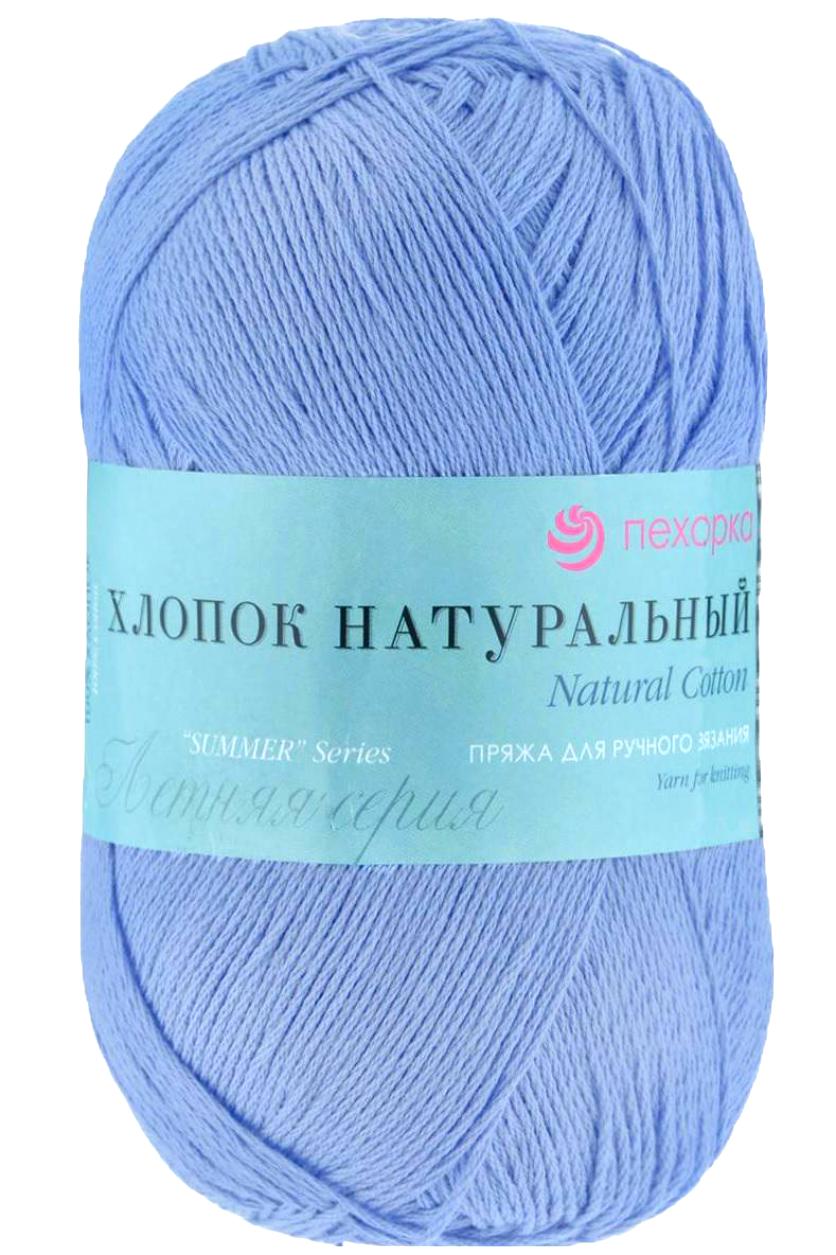 

Пряжа Пехорка "Хлопок натуральный", цвет 05 голубой