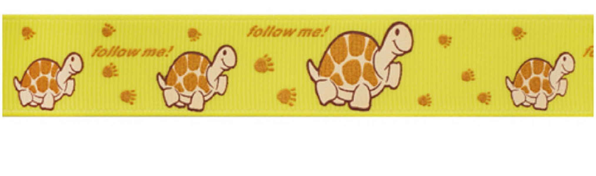 фото Лента репсовая "черепаха", 22 мм x 22,5 м, цвет: 525 желтый китай