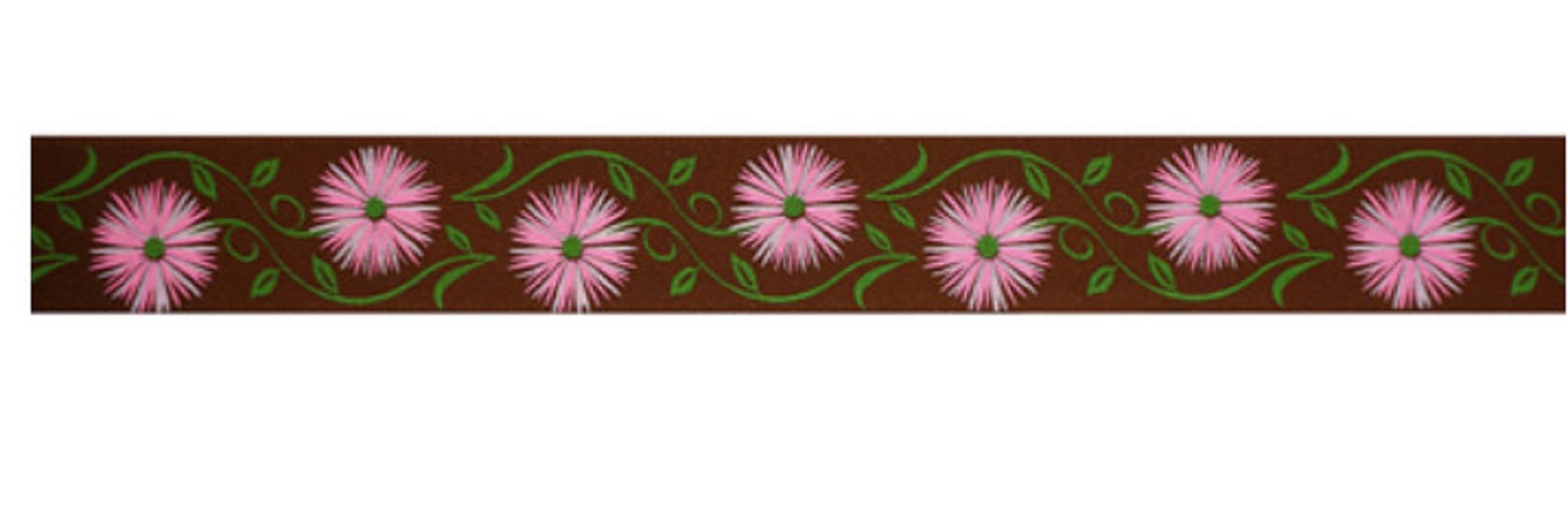фото Лента атласная "василек", цвет: коричневый, 20 мм х 22,5 м китай