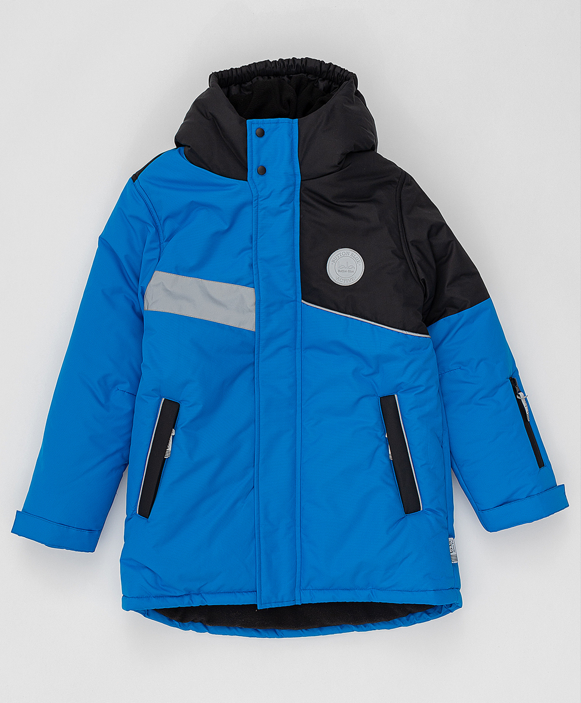 фото Зимнее пальто active button blue 220bbba45013700, размер 104