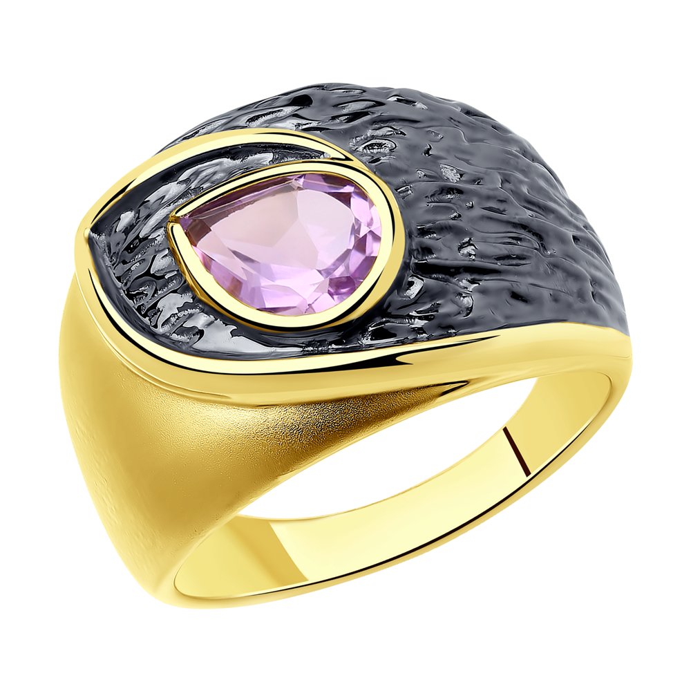 

Кольцо из серебра с аметистом р. 18 SOKOLOV 92011963, 92011963