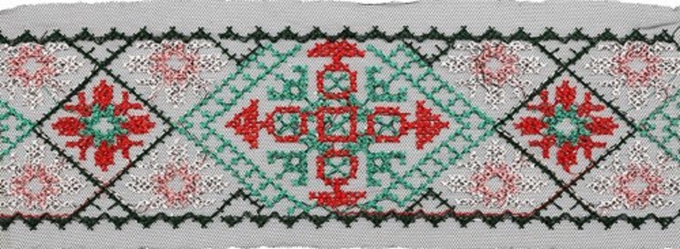

Тесьма на сетке, цвет: черный, 8,5 см x 18,29 м, арт. 1AS-390